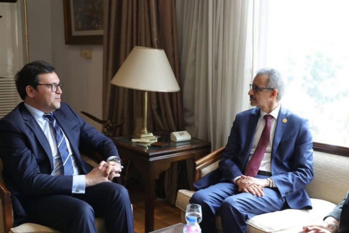 وزير الثقافة لجمهورية مصر العربية يلتقي المدير العام للمنظمة العربية للتربية والعلوم والثقافة
