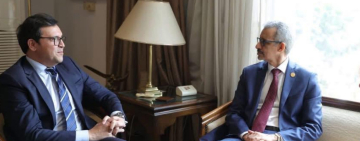 وزير الثقافة لجمهورية مصر العربية يلتقي المدير العام للمنظمة العربية للتربية والعلوم والثقافة