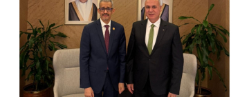 المدير العام للألكسو يلتقي وزير الثقافة بدولة فلسطين