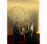 وزير الدولة لشؤون الاتصالات وتكنولوجيا المعلومات ووزير الإعلام والثقافة بالوكالة بدولة الكويت يستقبل المدير العام للألكسو