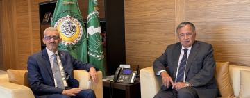 المدير العام  للالكسو يستقبل الامين العام لجامعة الدول العربية