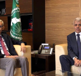 ALECSO Director-General receives Palestinian Minister of Education and Higher Education